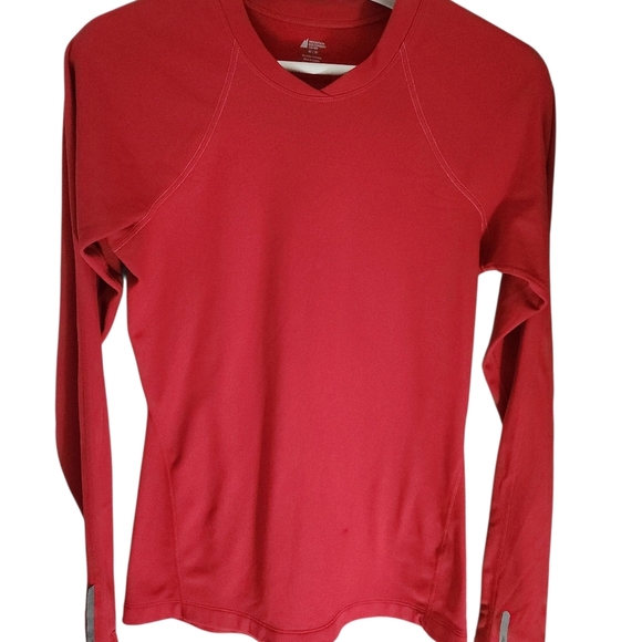 MOUNTAIN EQUIPMENT CO-OP Red Long Sleeve Performance Top – medium - Picture 8 of 13